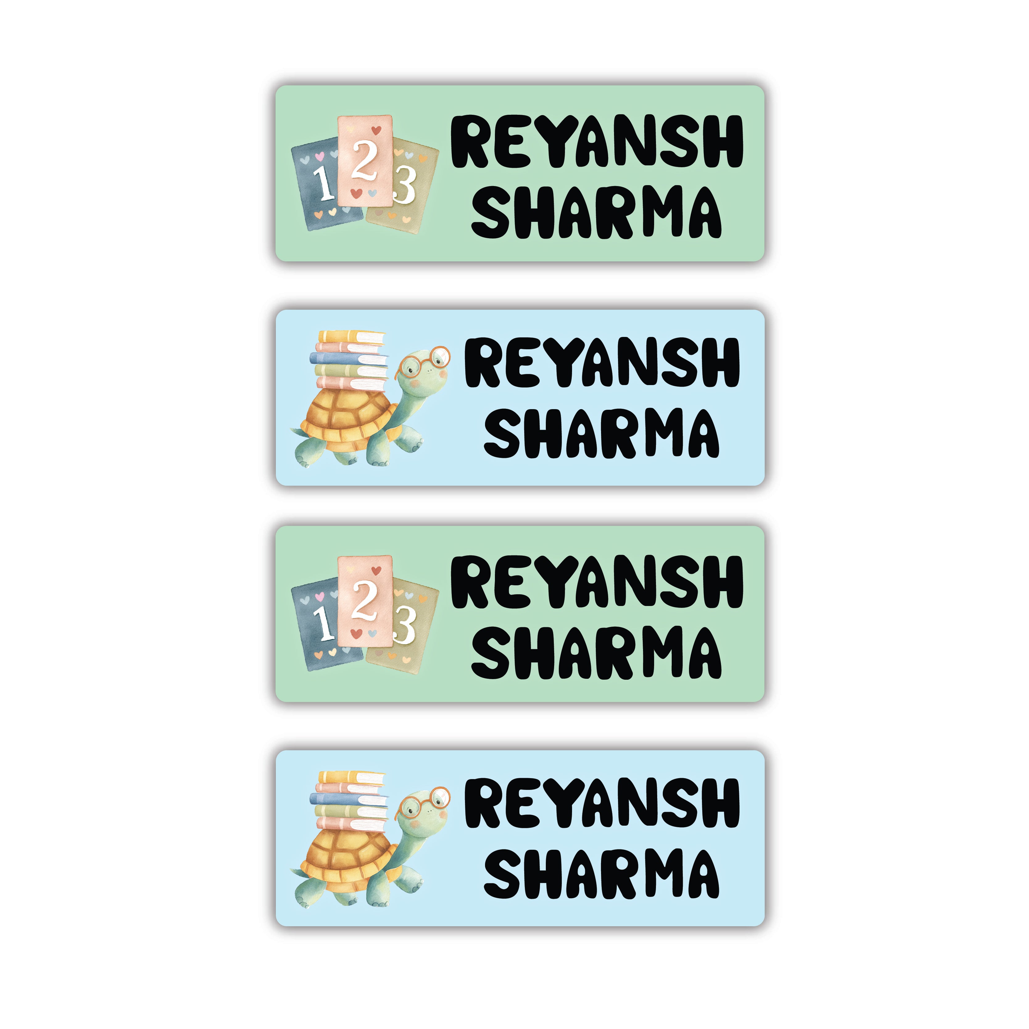 Iron On Labels - School Animals