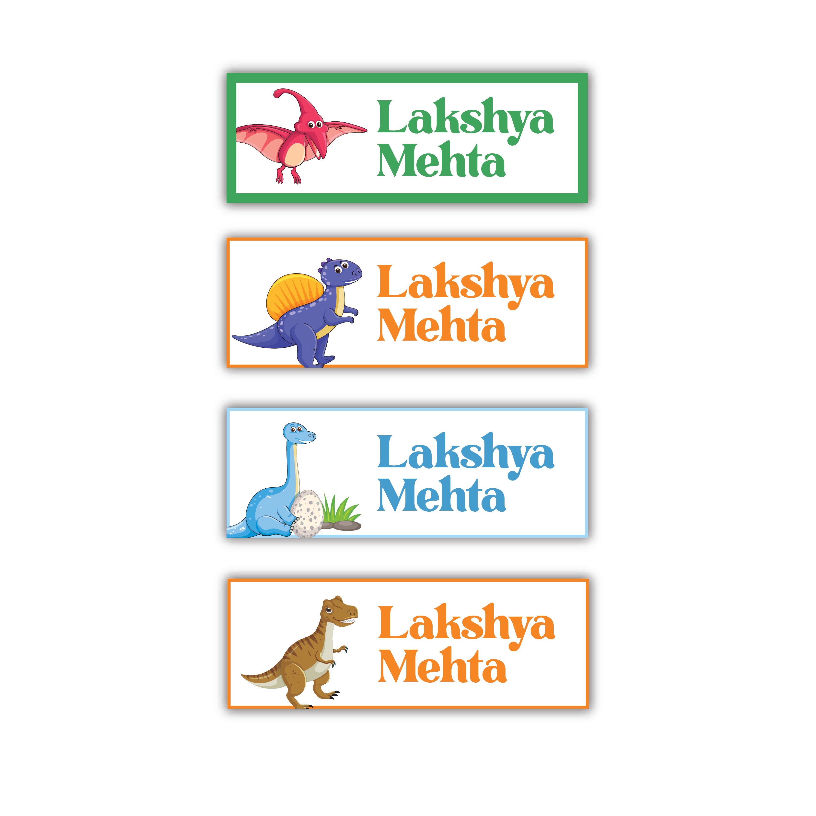 Iron On Labels - Dino Land