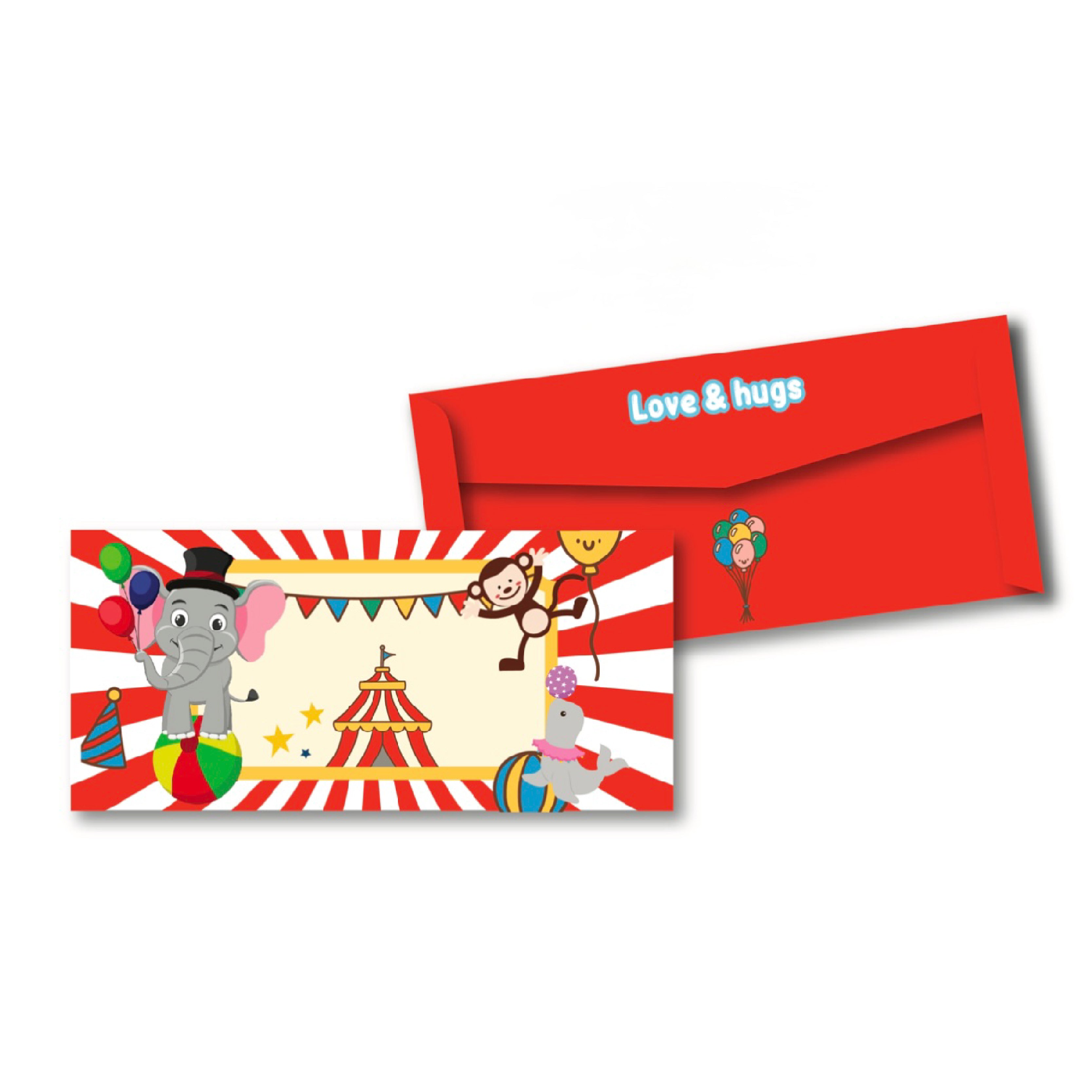 Money Envelope (Kids) - Circus