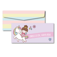 Money Envelope (Kids) - Unicorn & Princess