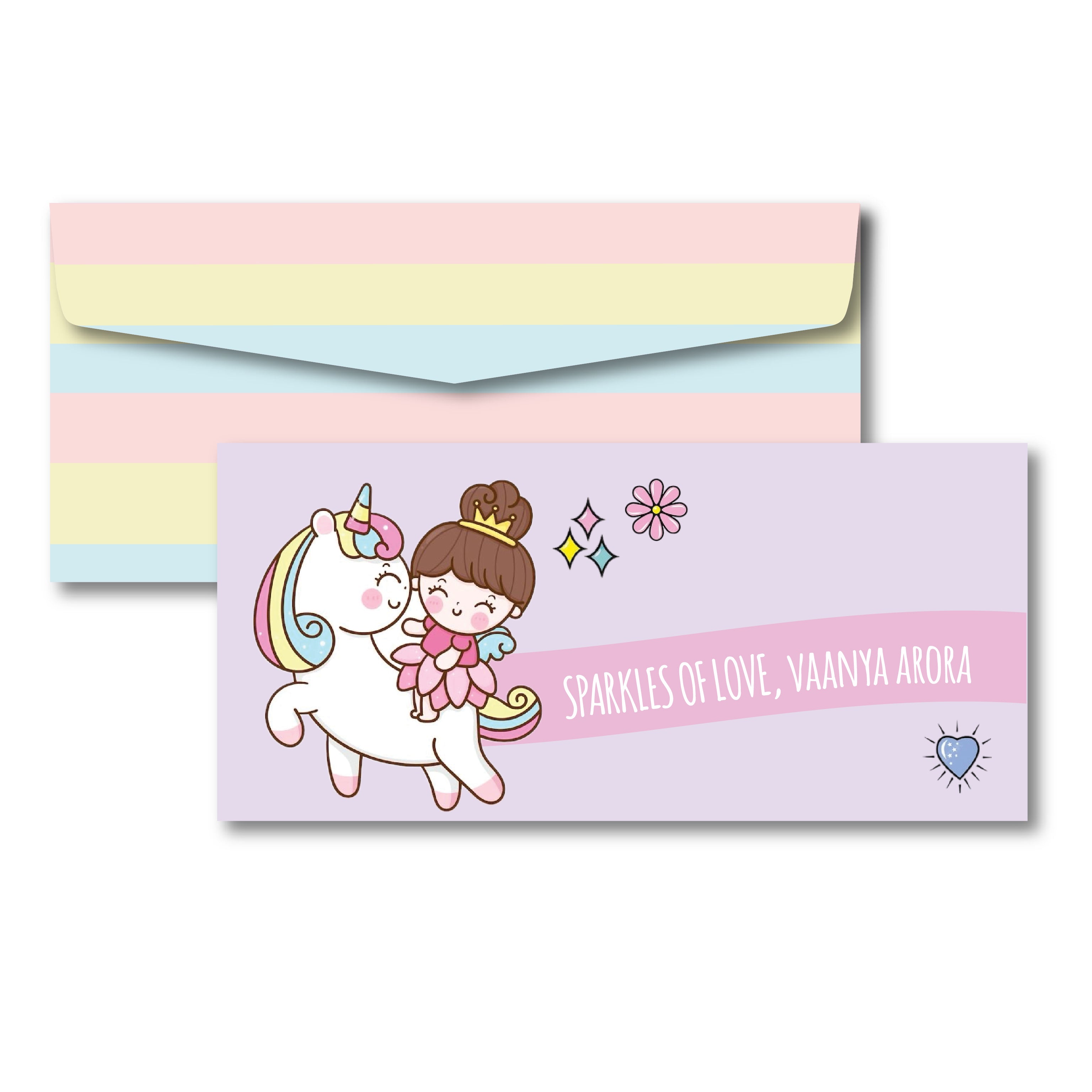 Money Envelope (Kids) - Unicorn & Princess