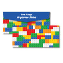 Money Envelope (Kids) - Lego blue