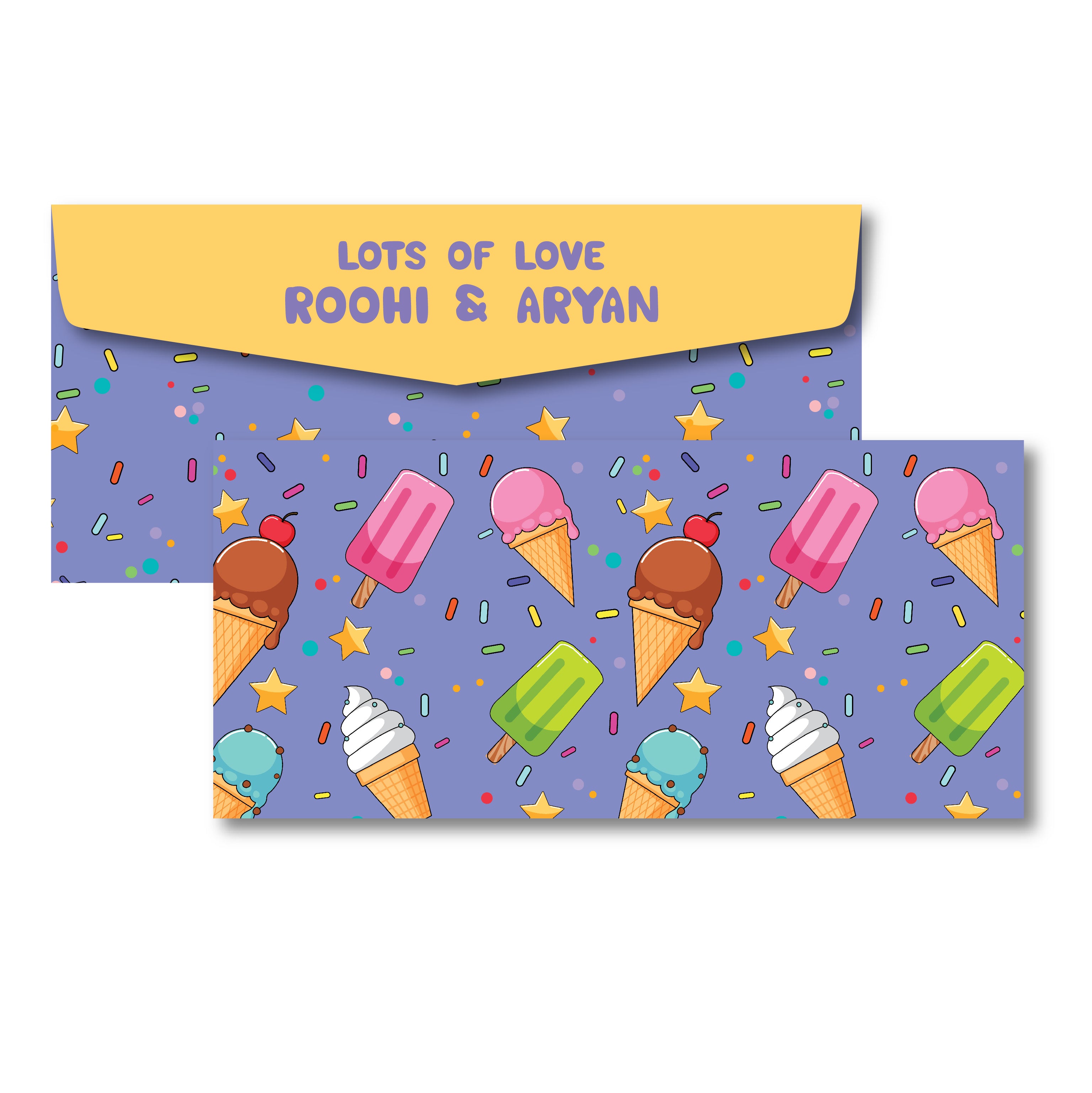 Money Envelope (Kids) - Ice cream