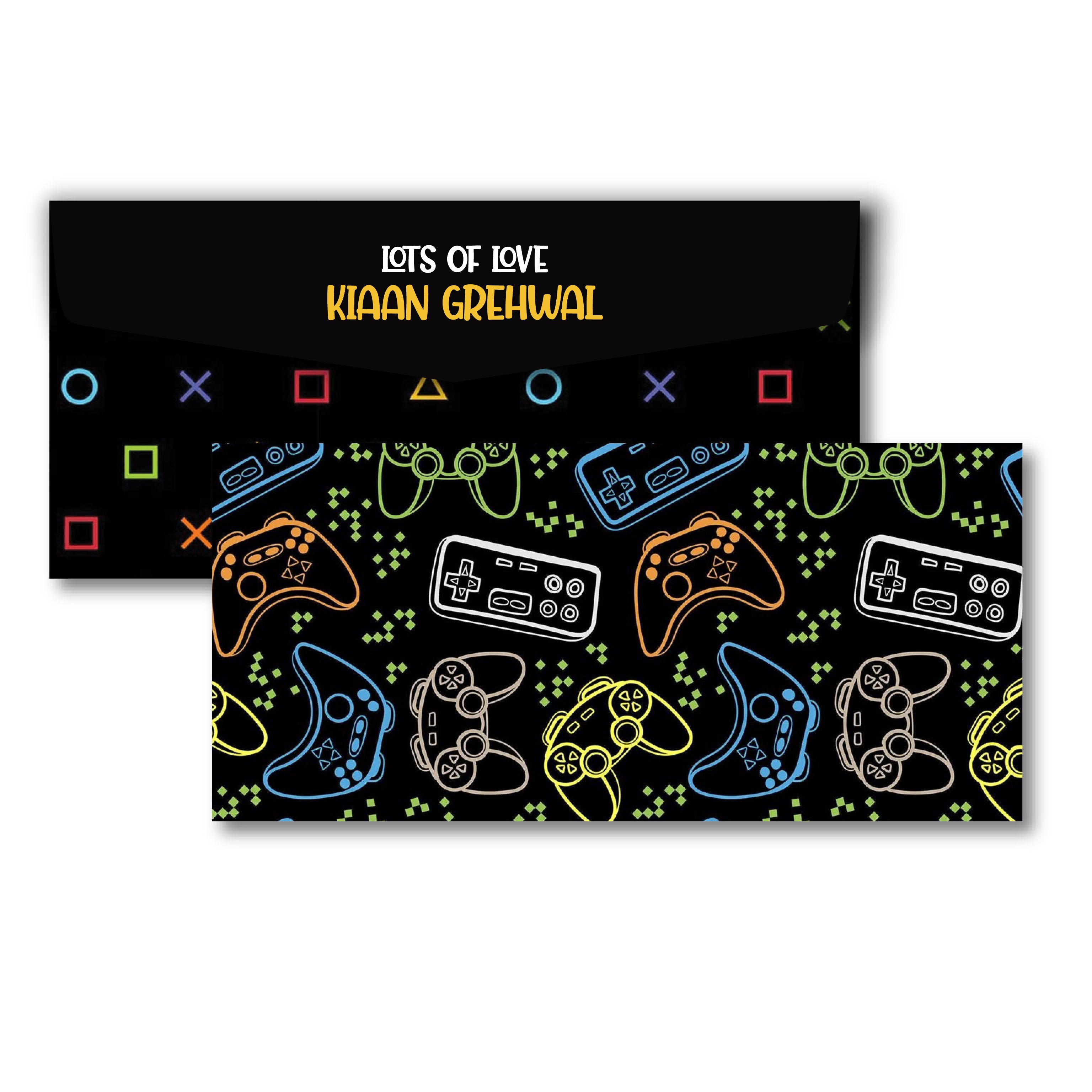 Money Envelope (Kids) - Video gamer