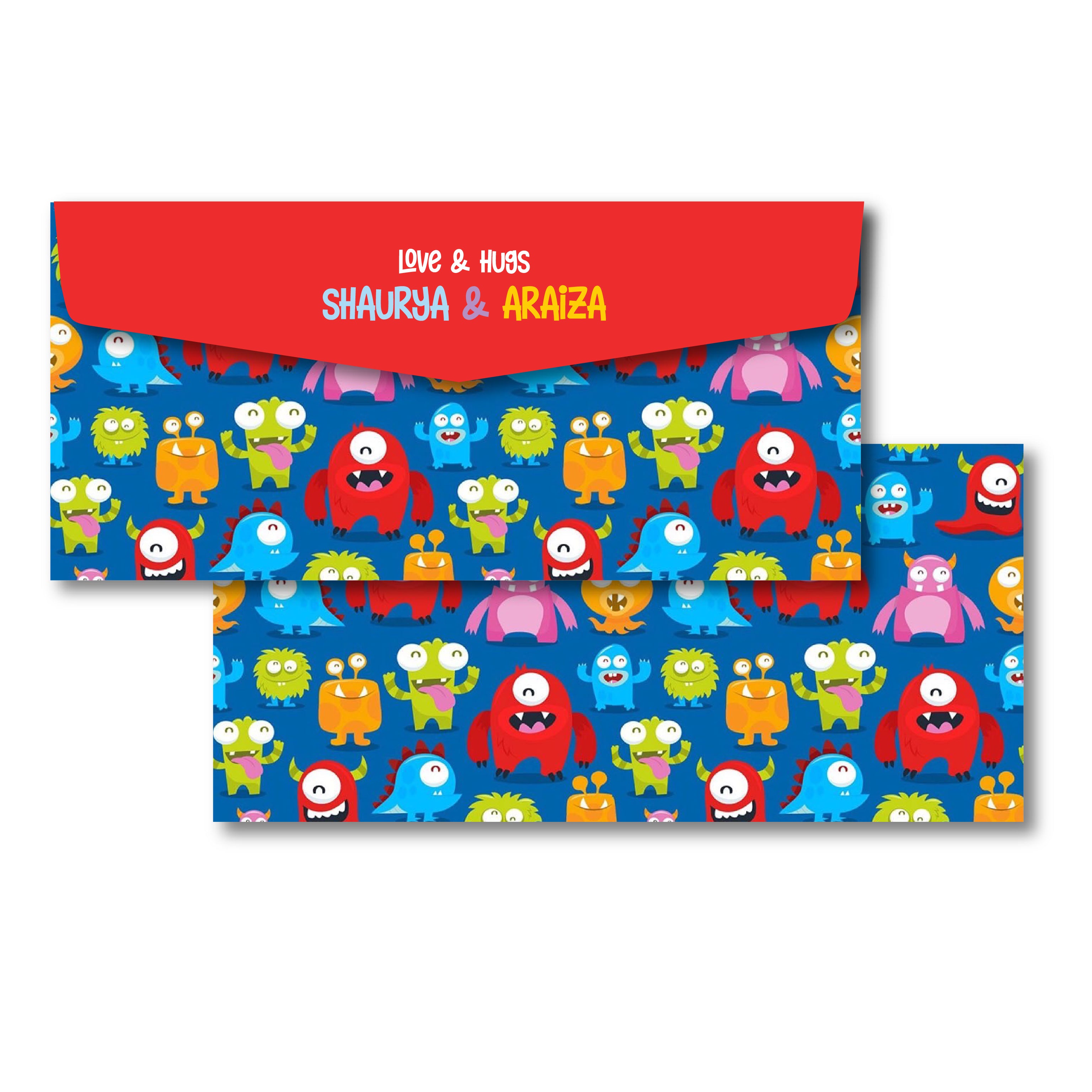 Money Envelope (Kids) - Monsters