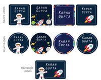 Mixed Shape Labels - Space (Design 1)