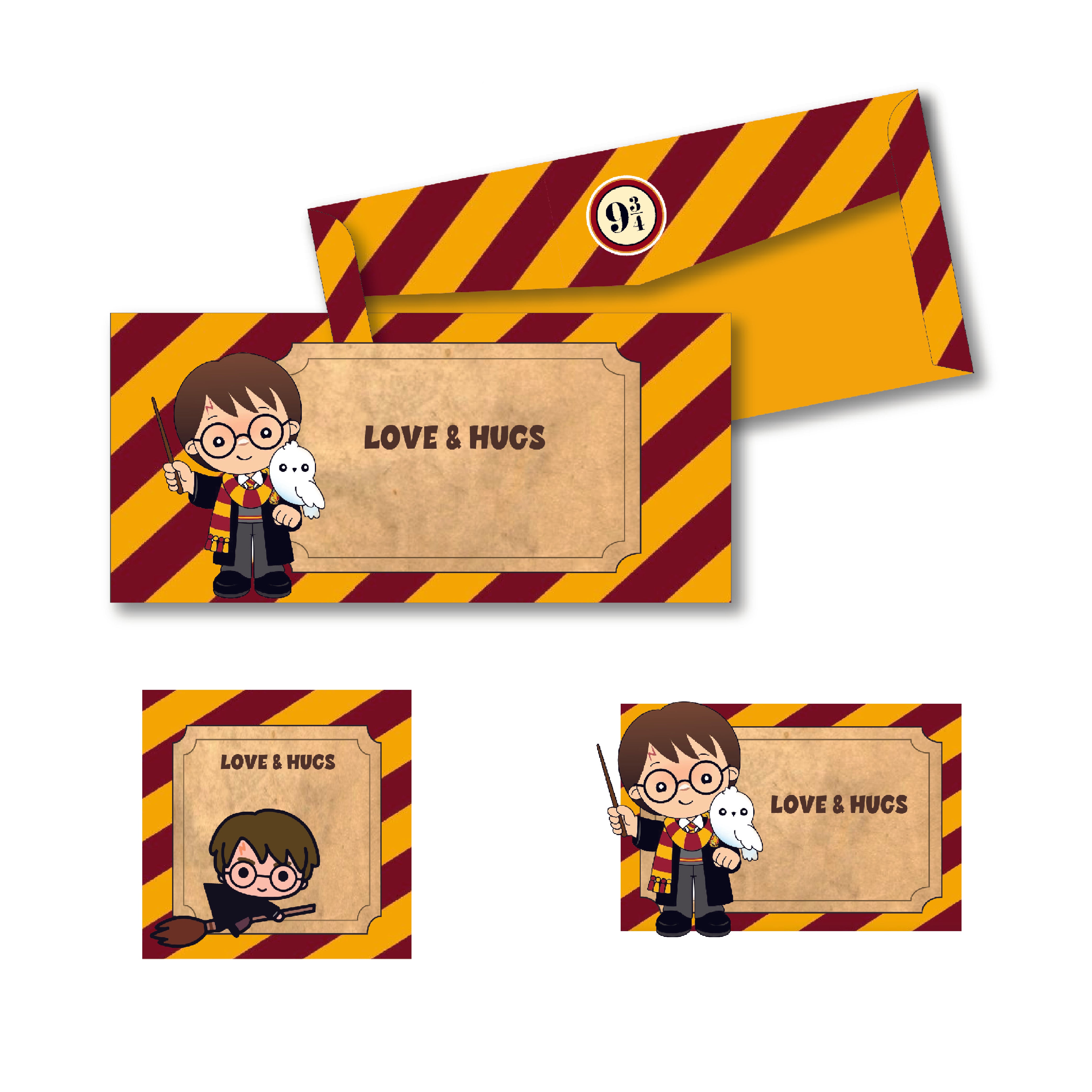 Money Envelope & Gift Tag Sets - Harry Potter