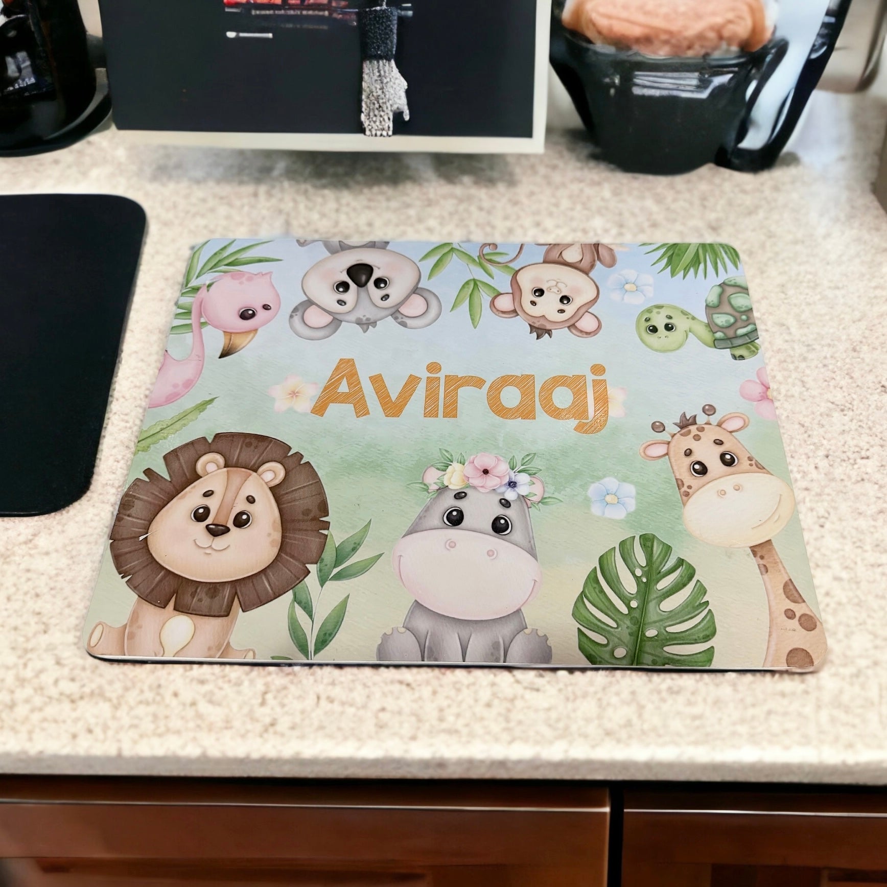 Table Mat - Jungle animals