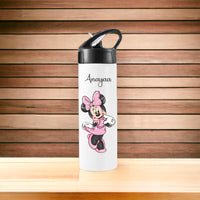 Sipper Bottle (With straw) - Minnie Mouse