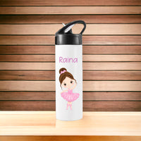 Sipper Bottle (With straw) - Ballet girl