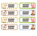 Rectangular Labels - Baby Farm Animals