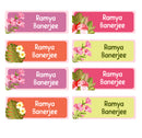 Rectangular Labels - Florals