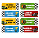 Rectangular Labels - Speedy Cars