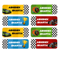 Rectangular Labels - Speedy Cars