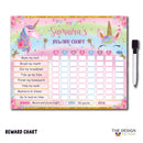 Reward chart - Unicorn