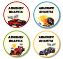 Round Labels - Speedy Cars