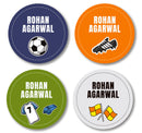 Round Labels - Sports Mania
