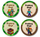 Round Labels - Minecraft