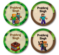 Round Labels - Minecraft