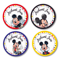 Round Labels - Mickey Mouse