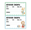 School Book Labels - School Animals