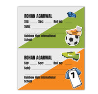 School Book Labels - Sports