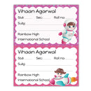 School Book Labels - Astronaut girl