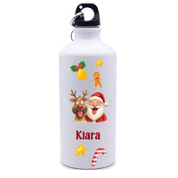 Sipper bottle - Santa with Reindeer