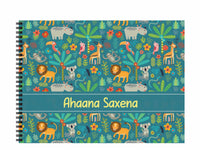 Sketch Book - Jungle animals pattern