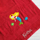 Towel - Mermaid (Red)