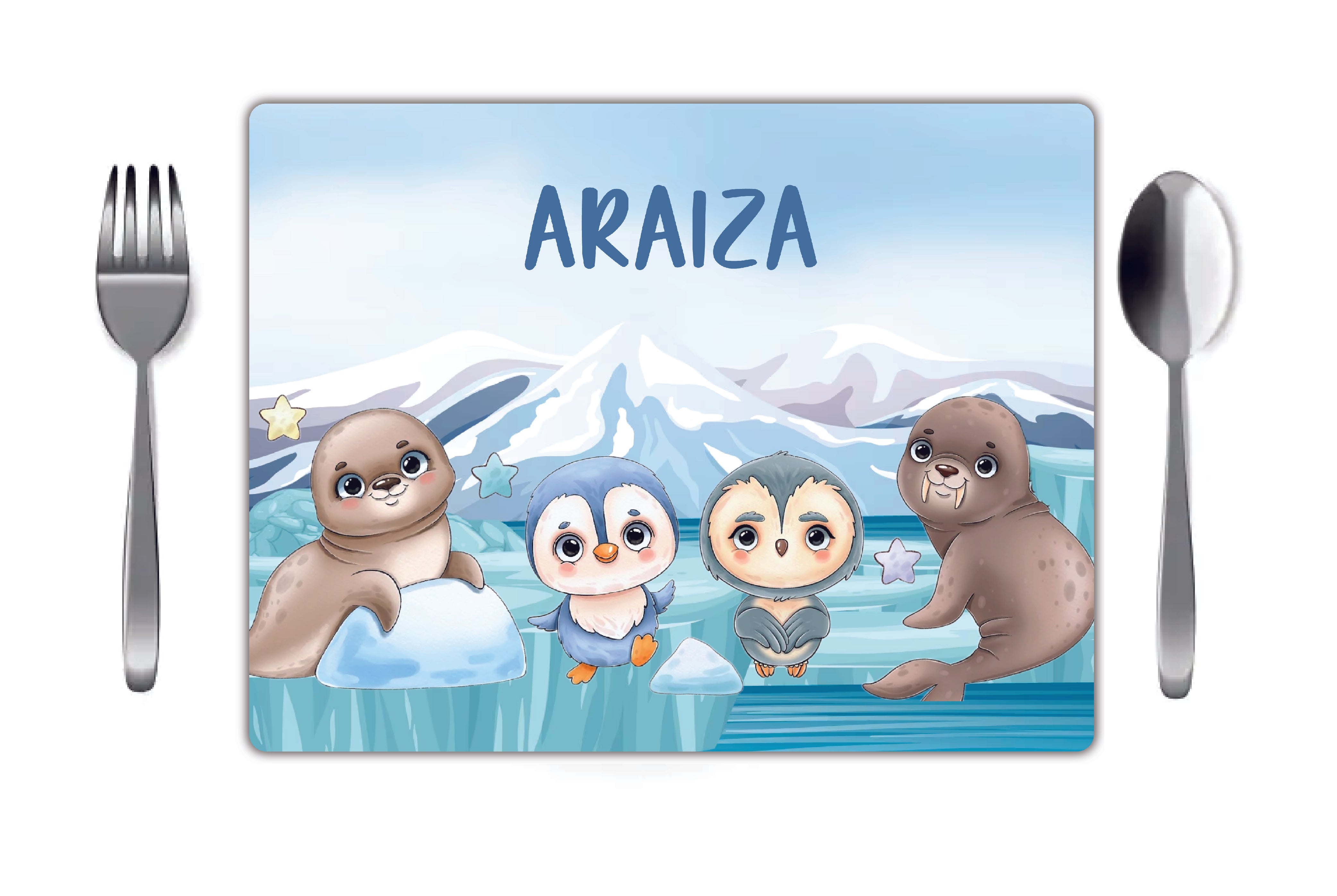 Table Mat - Arctic animals