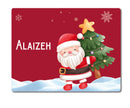 Table Mat  - Christmas Santa with Xmas tree