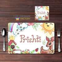 Table Mat Combo - Woodland animals