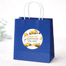 Thank You Sticker (Round) - Construction