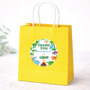 Thank You Sticker (Round) - Dino Land