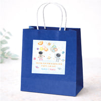 Thank You Sticker (Square) - Astronaut Siblings