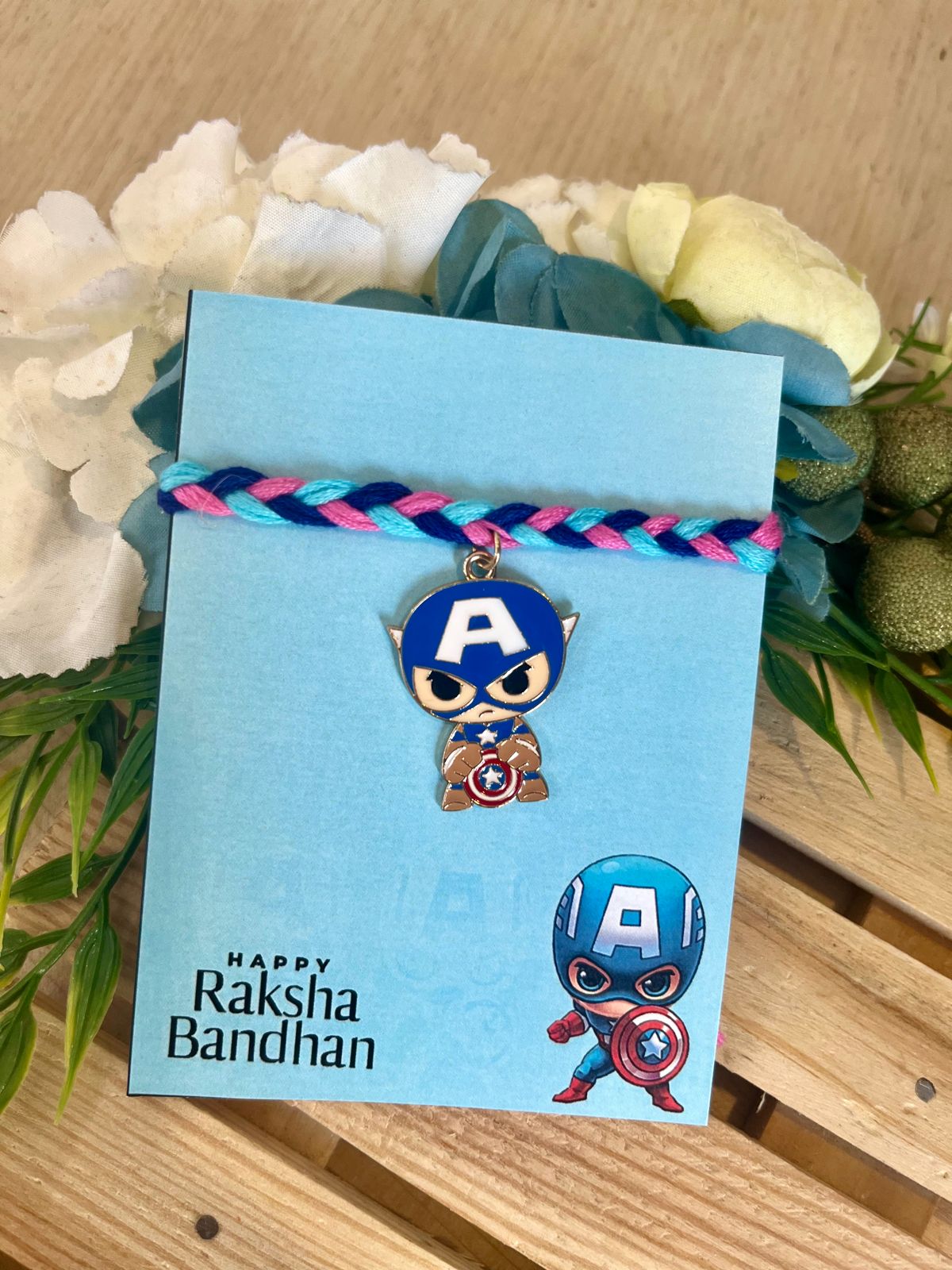 Charms Rakhi - Captain America