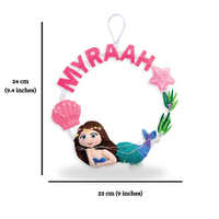 Felt Mini Hoop Hanging - Mermaid